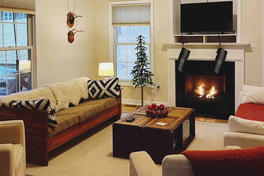 Cozy Cabin W/ Indoor Fireplace & Tranquil Views Лурей Экстерьер фото
